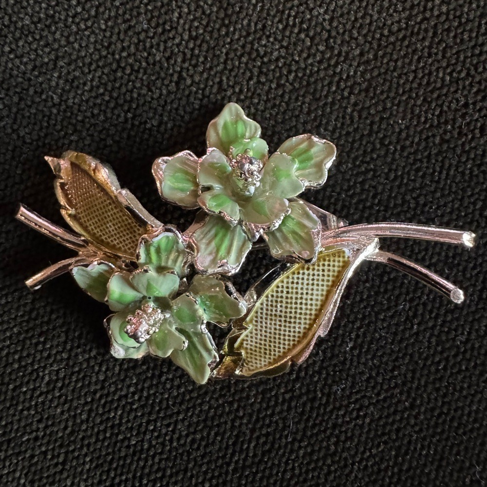 Vintage Estate Sale Jewelry Brooch‎ Lot 17pc Antique Rhinestone Floral Owl Pins - Picture 12 of 16